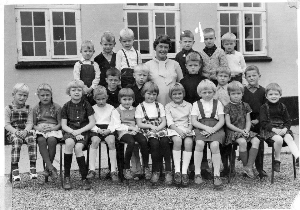 Jyderup Realskoles børnehaveklasse 1965/66